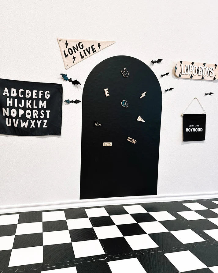 *NEW MAGIC GRIP BACKING* Magic Playwall - Original Arch Magnetic Wall Decal for Kids