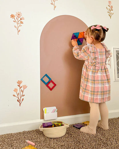 *NEW MAGIC GRIP BACKING* Magic Playwall - Original Arch Magnetic Wall Decal for Kids