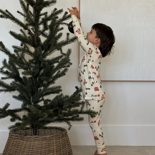 Holiday Village Bamboo Two-Piece PJs