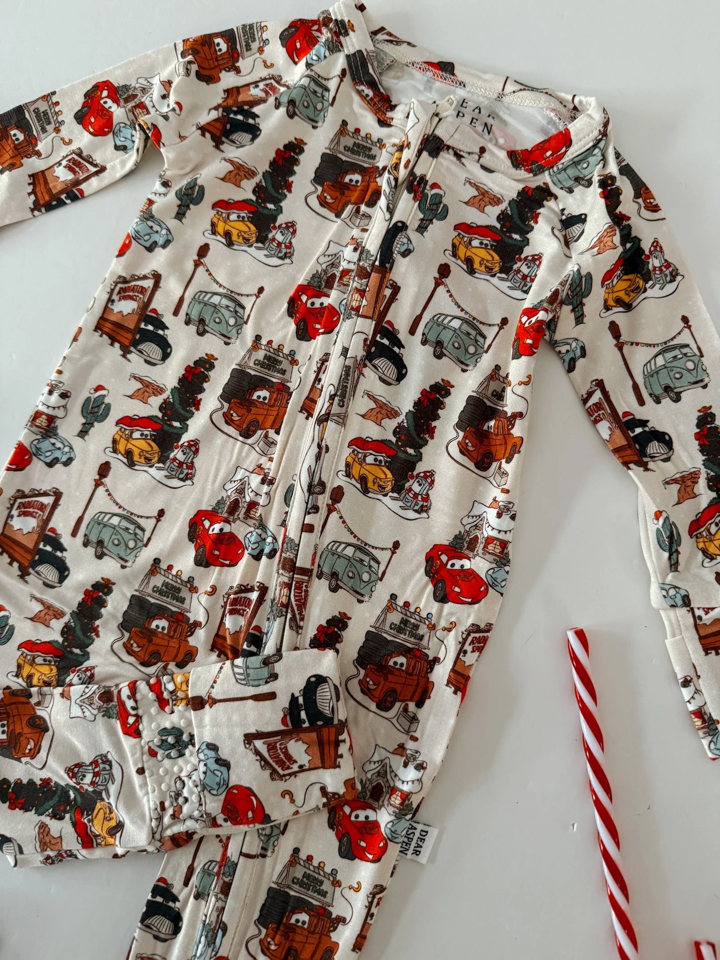 Christmas Cars Bamboo Sleeper