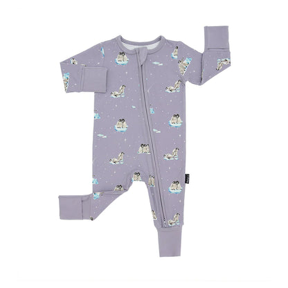Penguins (Periwinkle) Sleeper/Romper