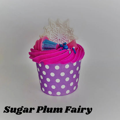 Sugar Plum Fairy ~ Bubble Bath Bomb Cupcake