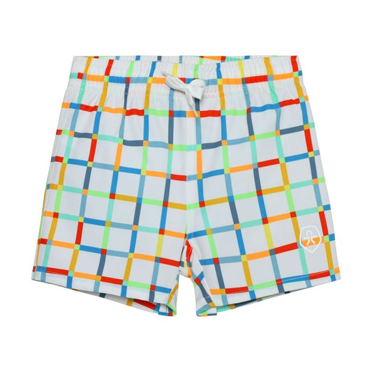 Bright Square Swim Trunks