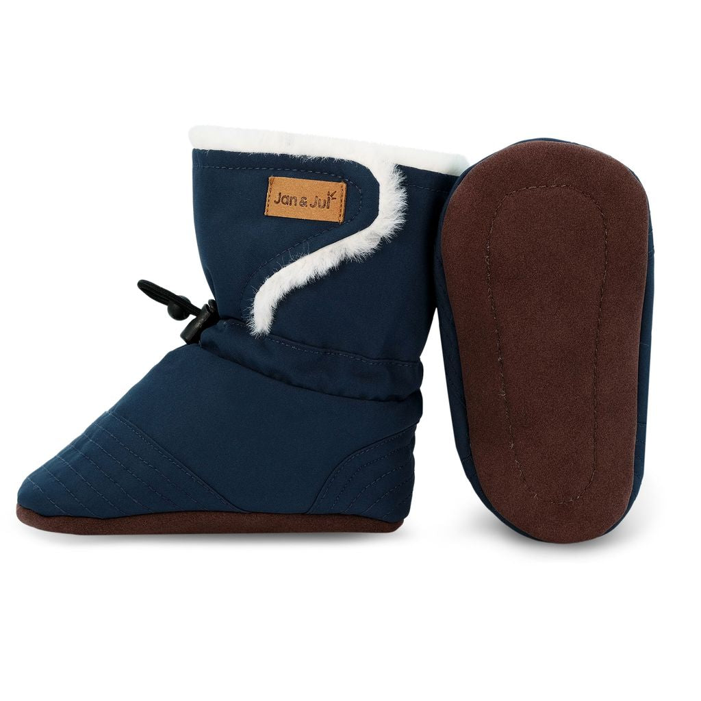 Dark Navy - Baby Stay-Put Winter Booties