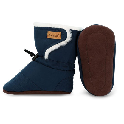 Dark Navy - Baby Stay-Put Winter Booties