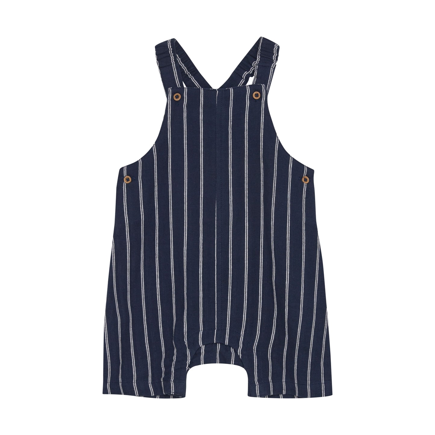 Navy Stripe Linen Overall