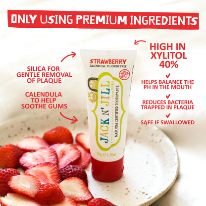Hum Toothpaste Natural Toothpaste Strawberry – Humen Kind