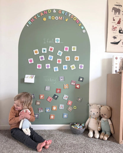 JUMBO Magic Playwall - Arch Magnetic Wall Decal for Kids