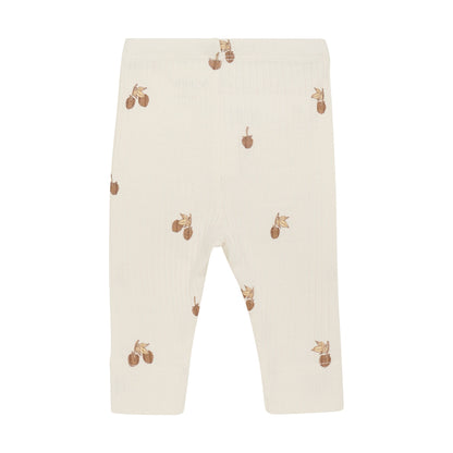 Raspberry Cream Ribbed Pants