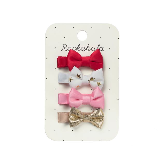 Festive Mini Bow Clips