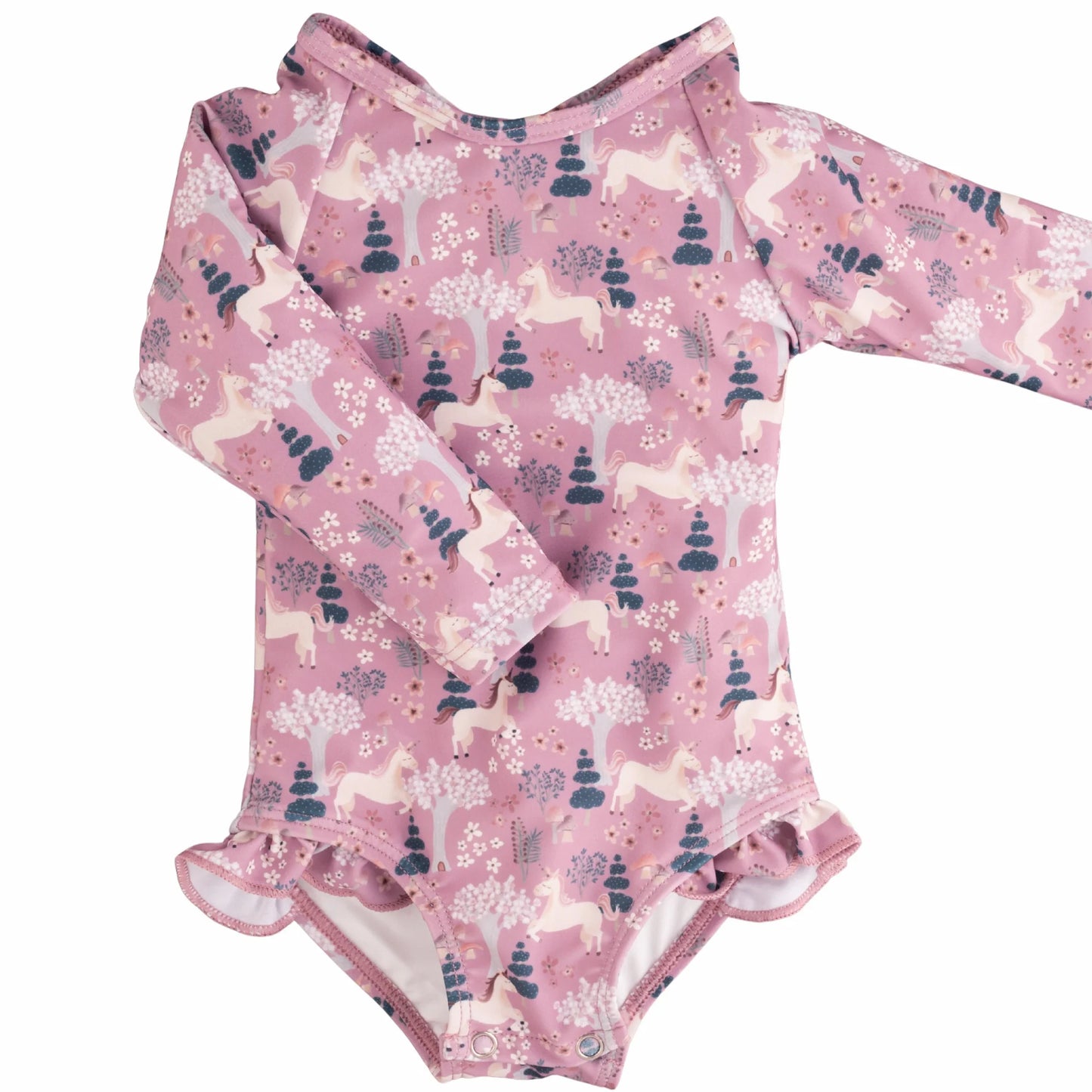 The "Kinsley" Ruffle Rashguard Suit