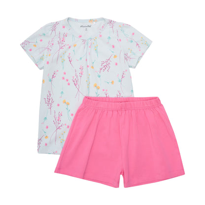 Floral 2 Piece with short Set