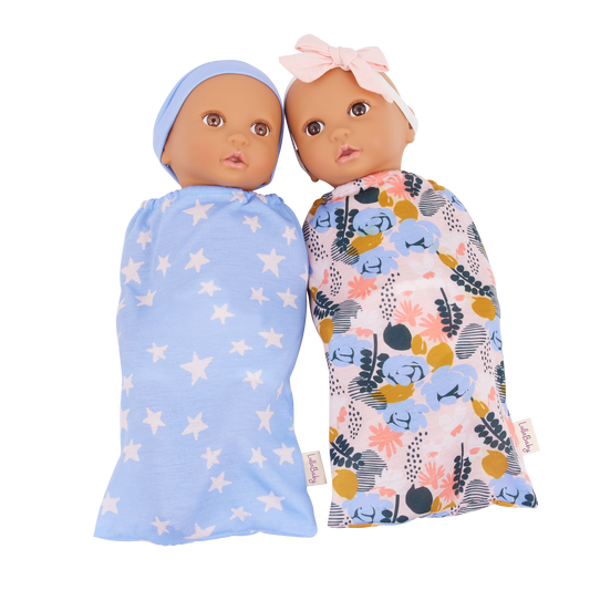 Twin Baby Dolls & Sleep Sacks Set