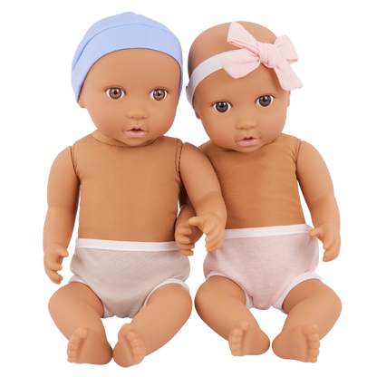 Twin Baby Dolls & Sleep Sacks Set