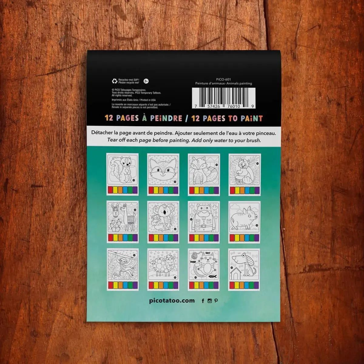 Magic painting booklet - Animals