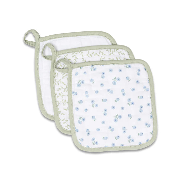 Blueberries - Muslin Wash Cloths