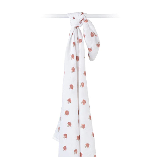 Mushroom - Muslin Swaddle