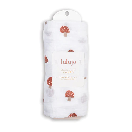 Mushroom - Muslin Swaddle