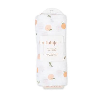 Peaches - Muslin Swaddle