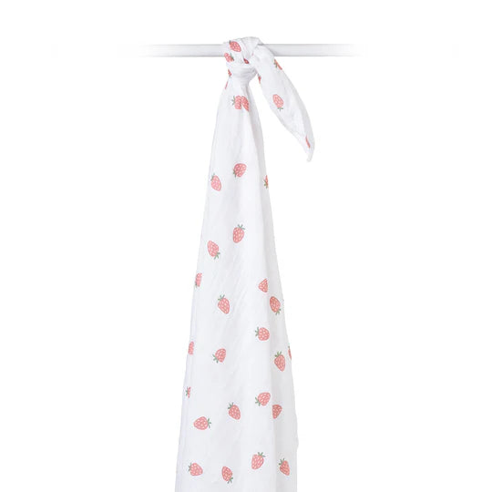 Strawberries - Muslin Swaddle