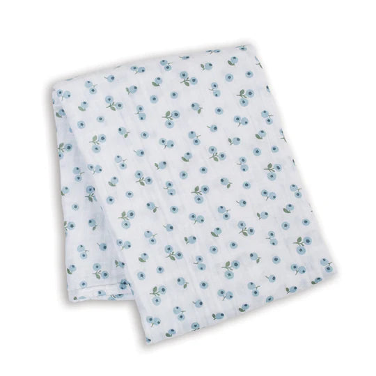 Blueberries - Muslin Swaddle