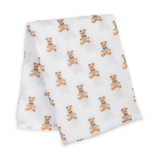 Vintage Bears - Muslin Swaddle
