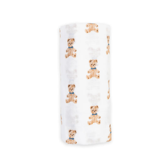 Vintage Bears - Muslin Swaddle