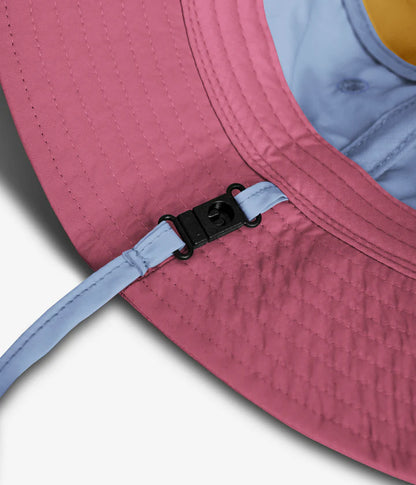 Lakeshore Nylon Bucket Hat Fuchsia