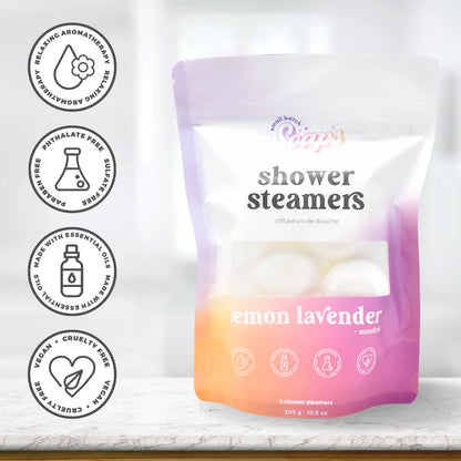 Lemon Lavender Shower Steamers 6-Pack