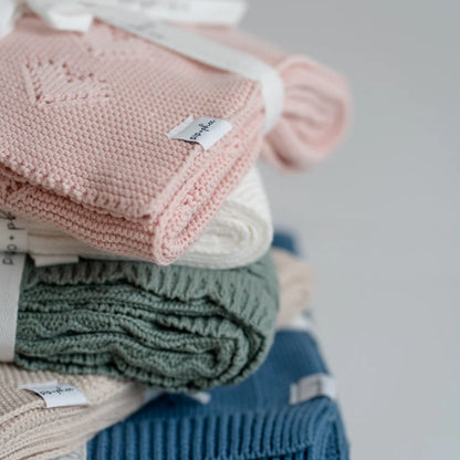 Primrose Cotton Knit Blanket