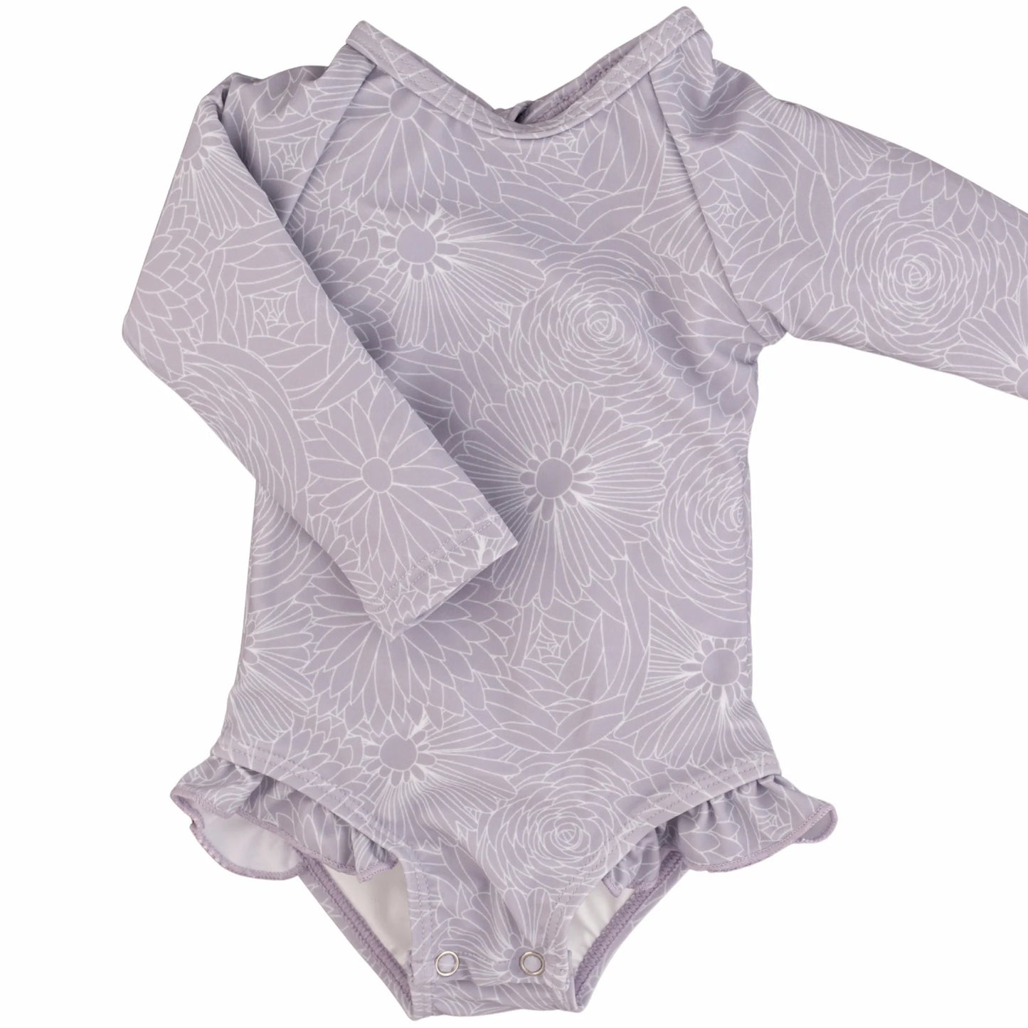 The "Lily" Ruffle Rashguard Suit