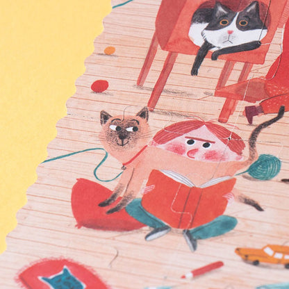 Cats & Dogs pocket puzzle 24pc