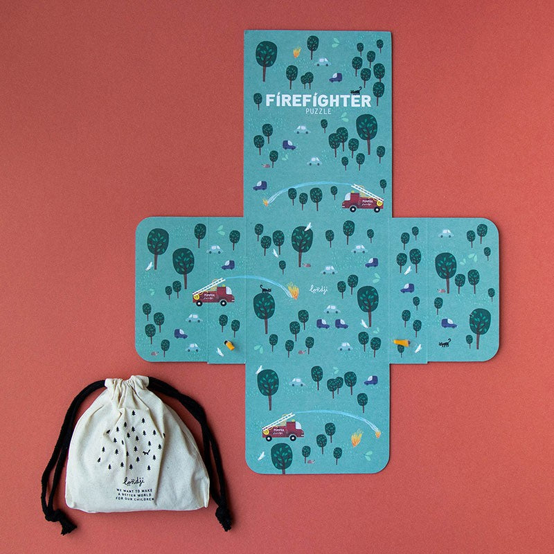 Firefighter pocket puzzle 36pc
