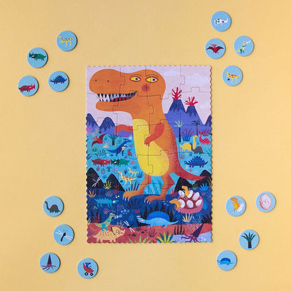 My little dino pocket puzzle 24pc