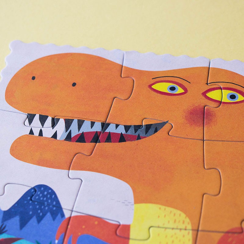 My little dino pocket puzzle 24pc