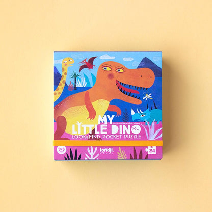 My little dino pocket puzzle 24pc