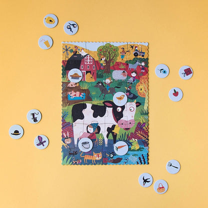 My little farm pocket puzzle 24pc