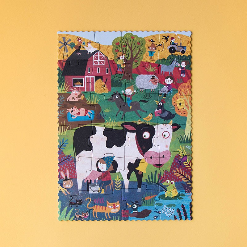 My little farm pocket puzzle 24pc