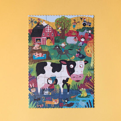 My little farm pocket puzzle 24pc