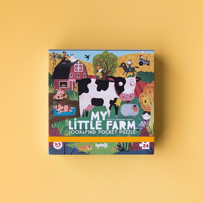 My little farm pocket puzzle 24pc