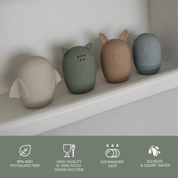 Animal Bath Toys Woodland Collection