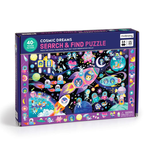 Cosmic Dreams 64 Piece Search & Find Puzzle