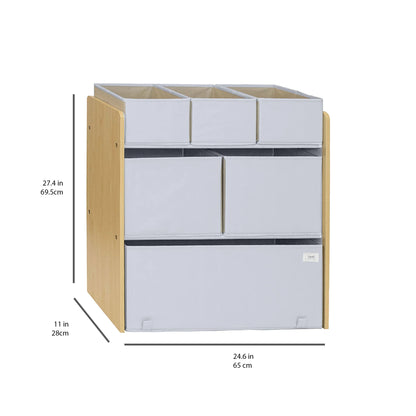 Gray Multi-bin Toy Organizer * Floor Model.Built*