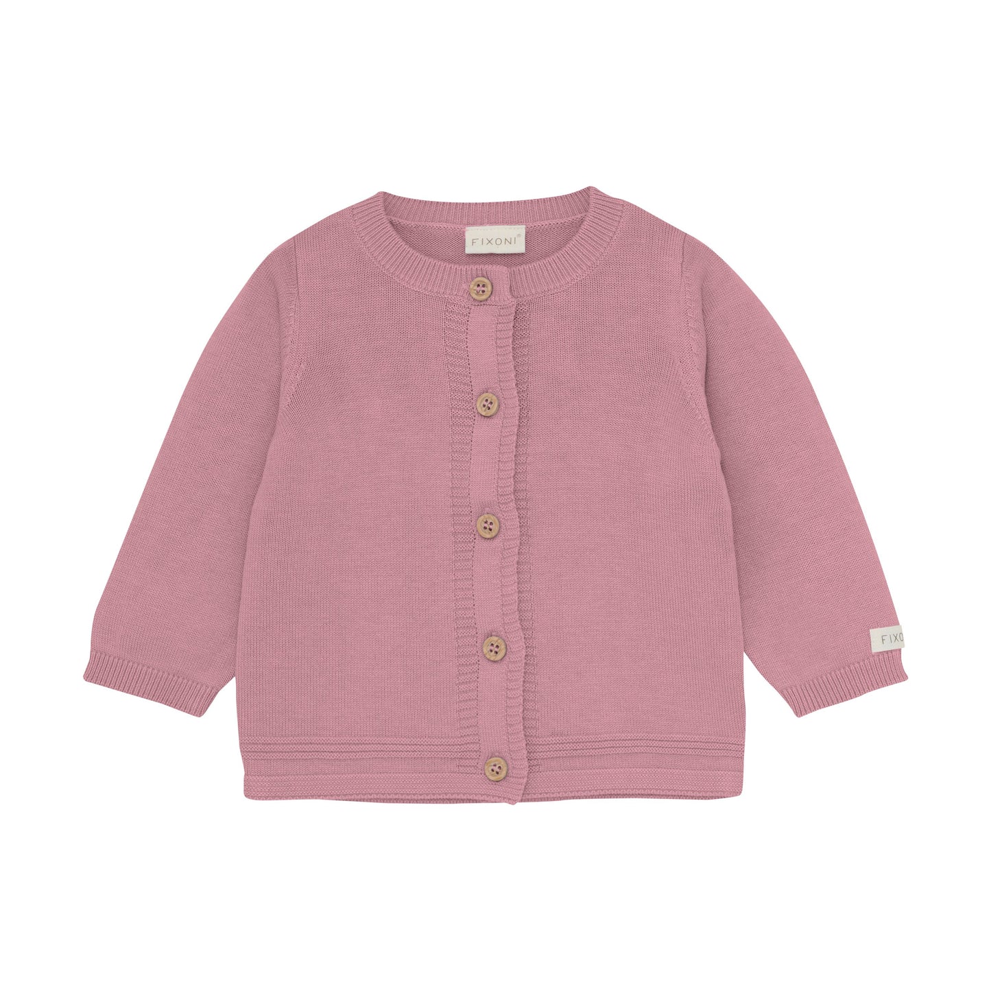 Rose Pink Knit Cardigan