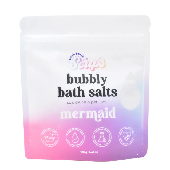Mermaid Bubbly Bath Salts (Mini 125g)