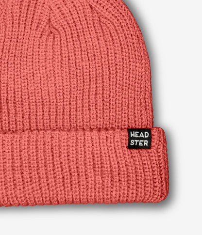 Minimal Beanie - Coral Love
