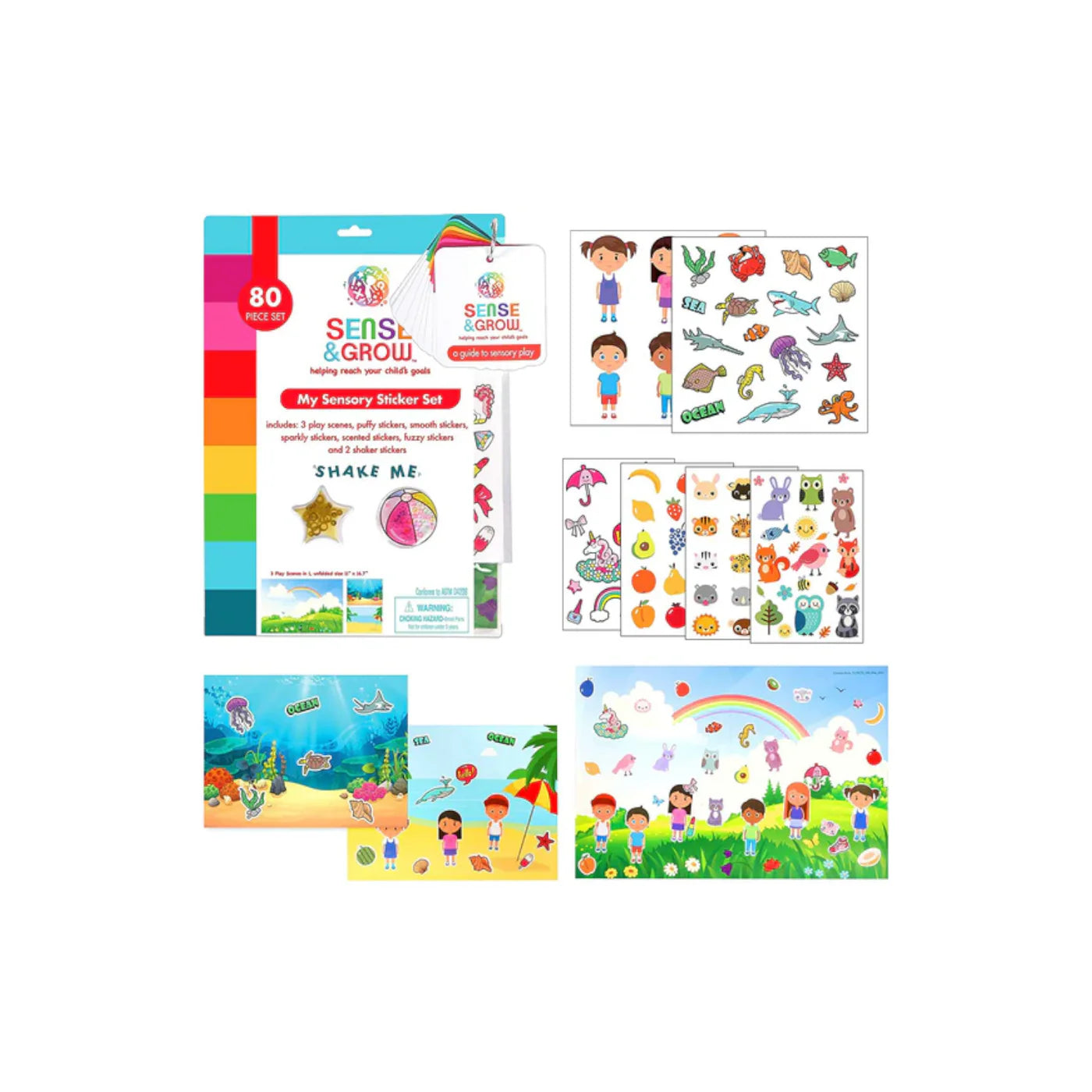 Sense and Grow: My Sensory Sticker Set