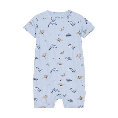 Ocean Friends Ribbed Romper