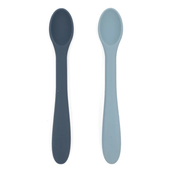 Feeding Spoon Set - Lily Blue/Deep Ocean