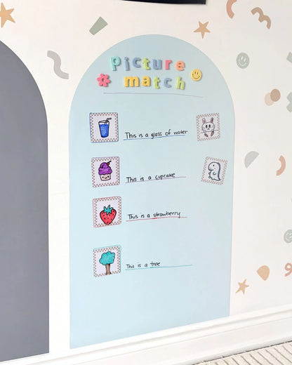 Magic Playwall - Original Arch Magnetic Wall Decal for Kids